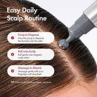 Again me Thickening Scalp Serum Roll-On with Biotin and Caffeine, 0.5 Fl Oz