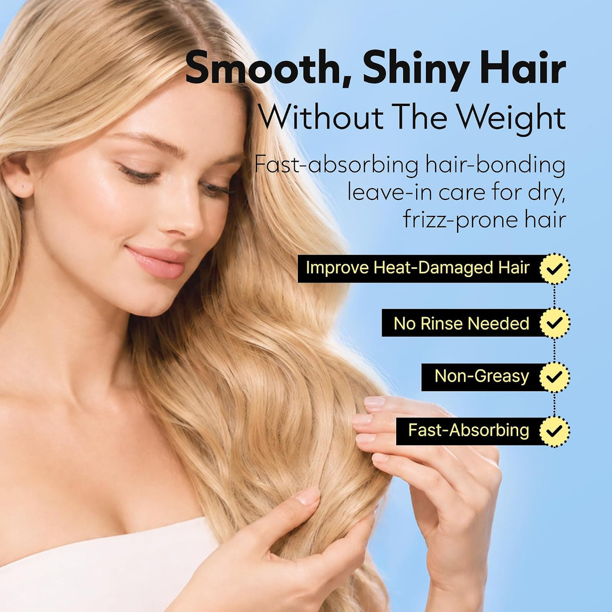 Again me Leave-In Hair Treatment for Frizz and Heat Protectant, 5.07 Fl Oz